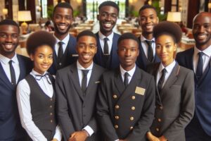 Professional African hotelier team (1)