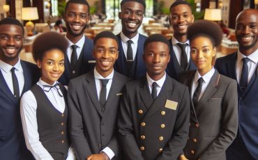 Professional African hotelier team (1)